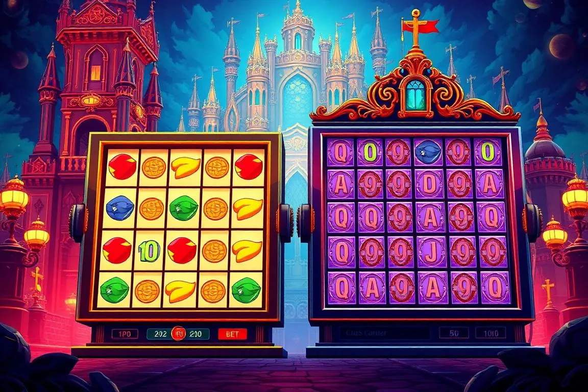 15 Reels slots illustration