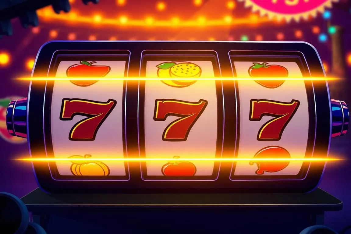 3 Paylines slots illustration