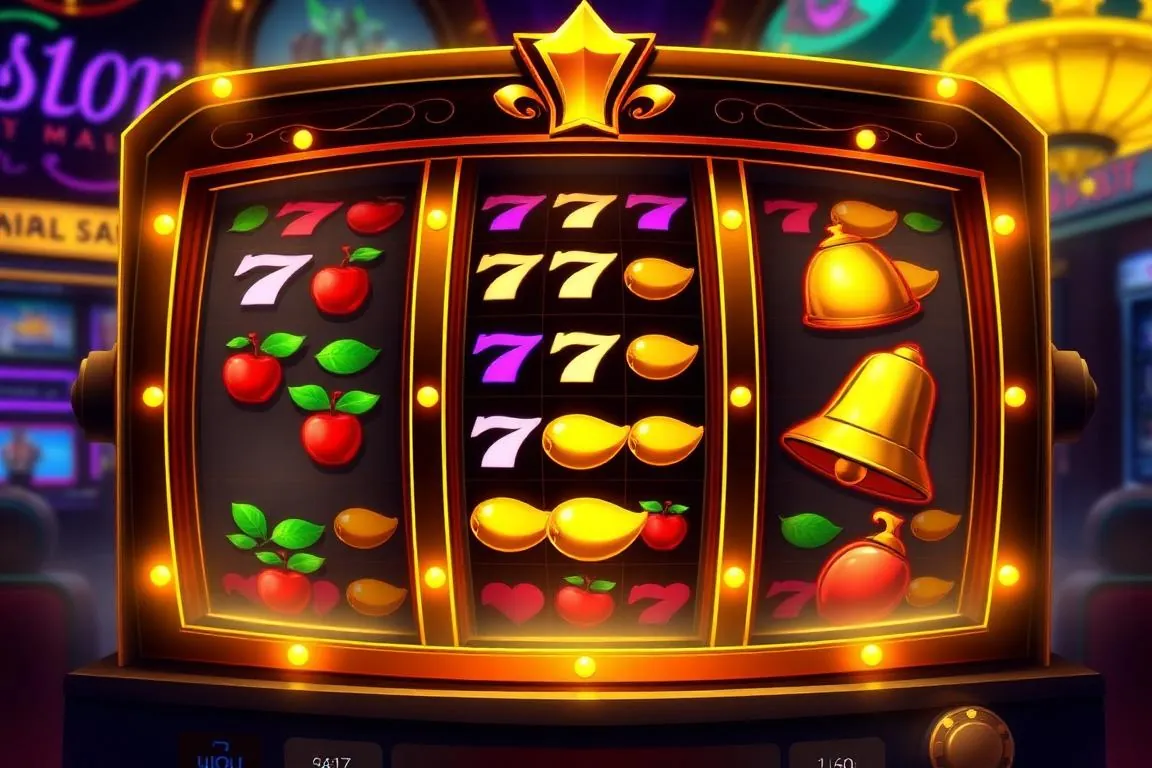 3 Reels slots illustration