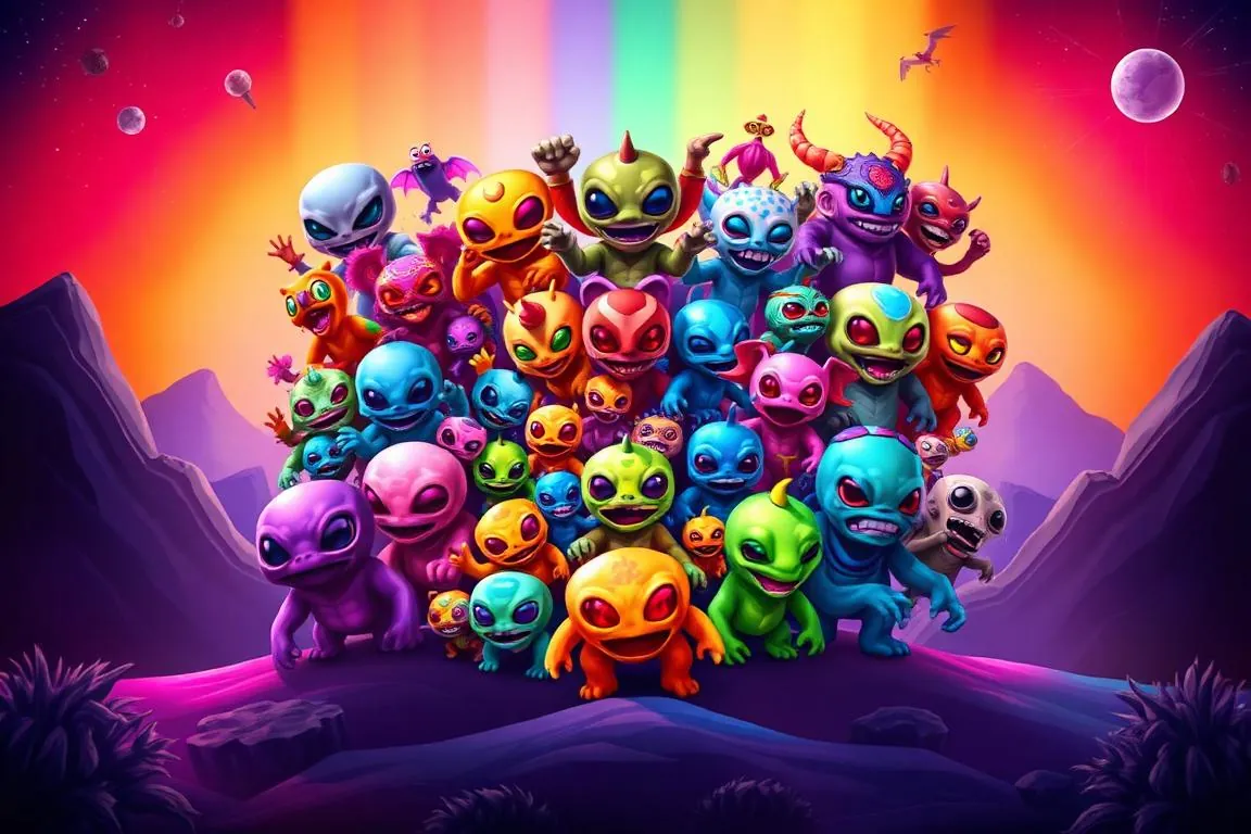 7 Reels slots illustration
