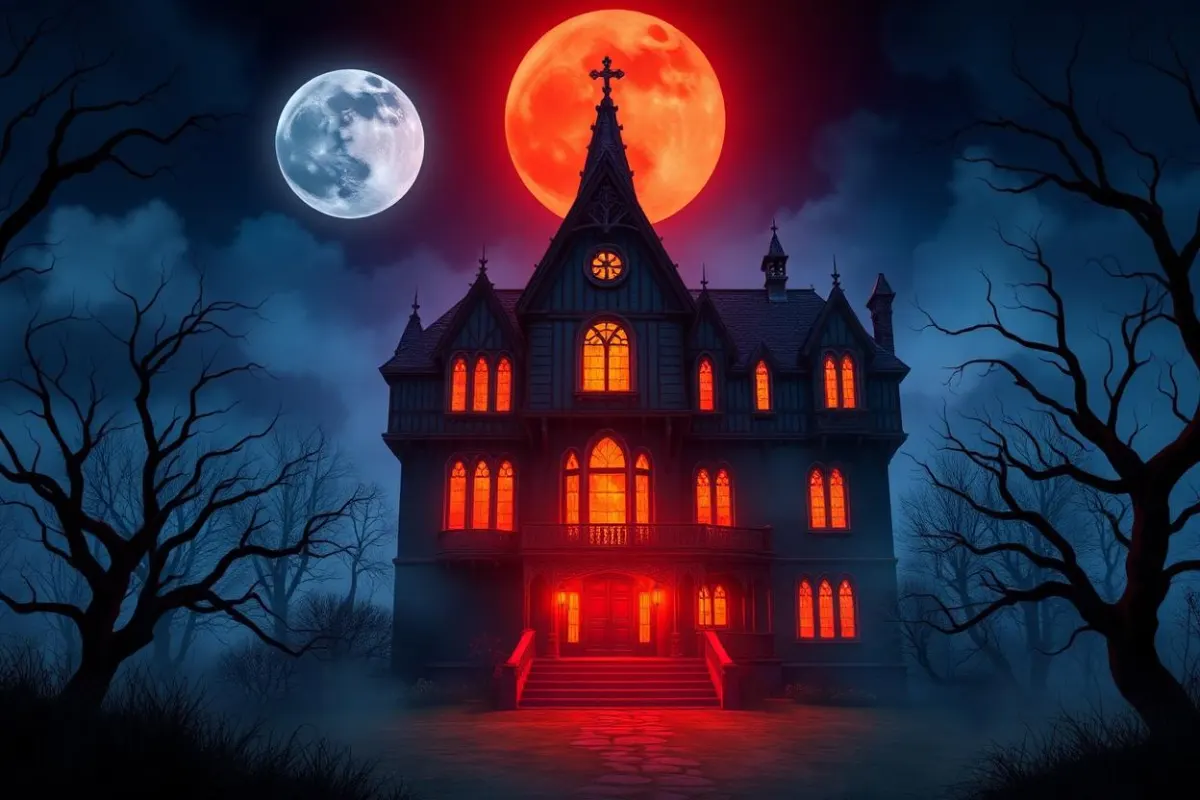 Horror theme art