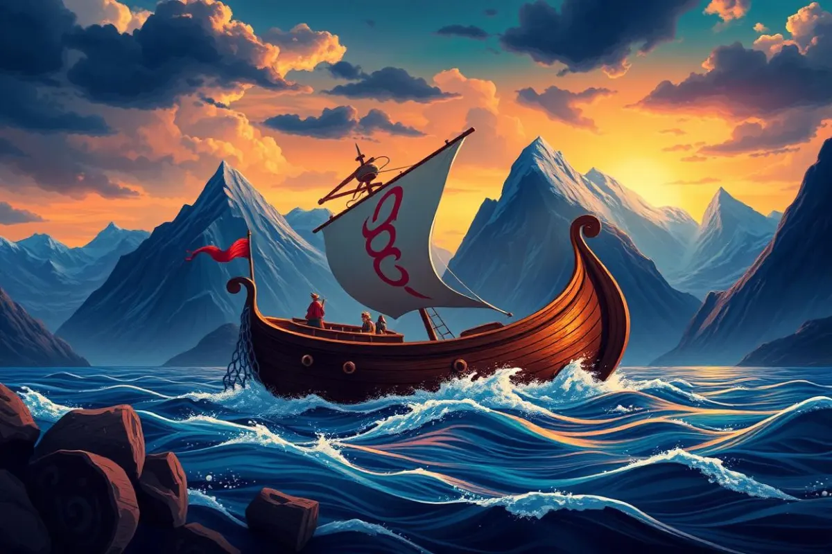 Viking theme art