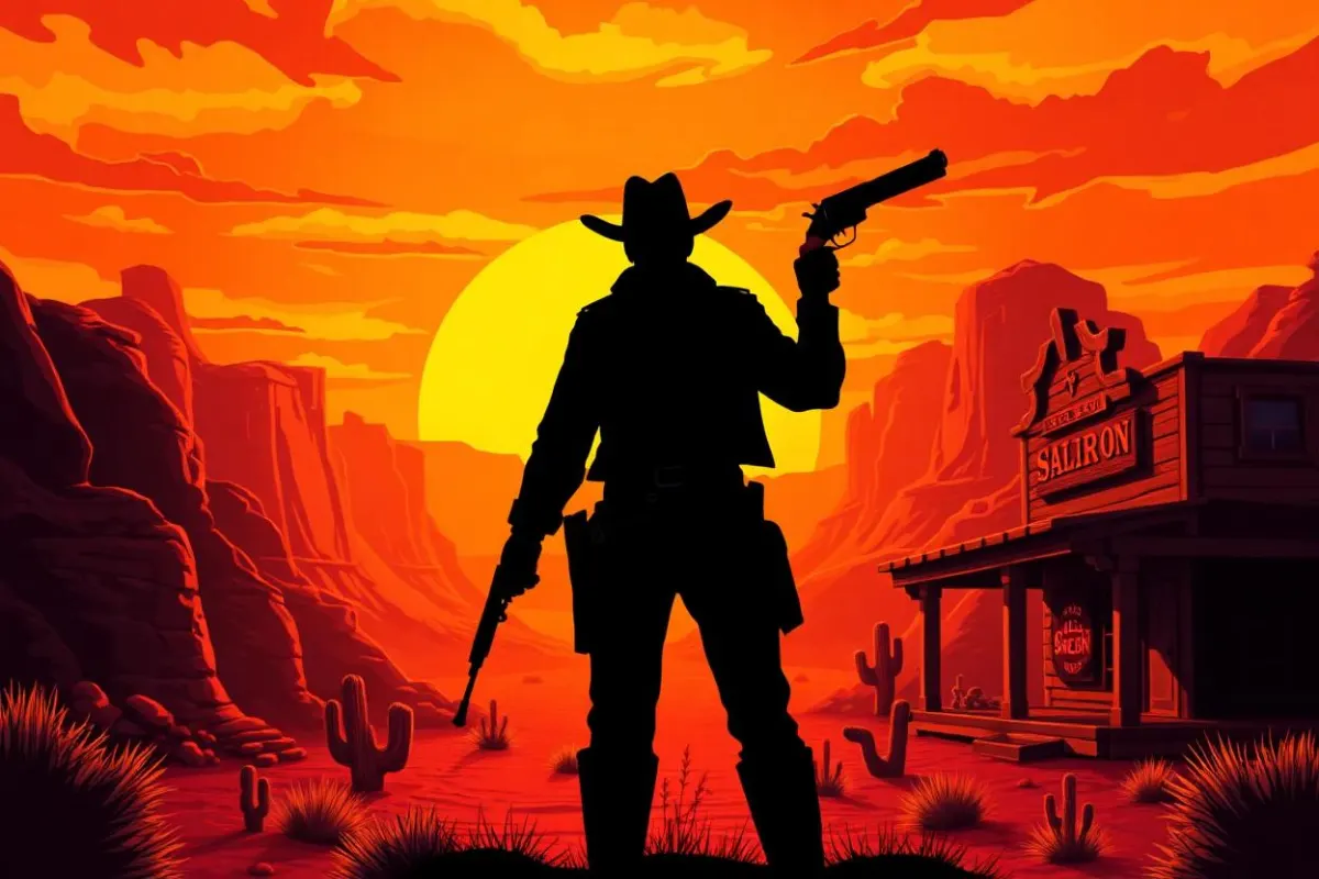 Wild West theme art