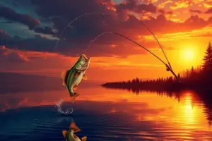 Fishing artwork