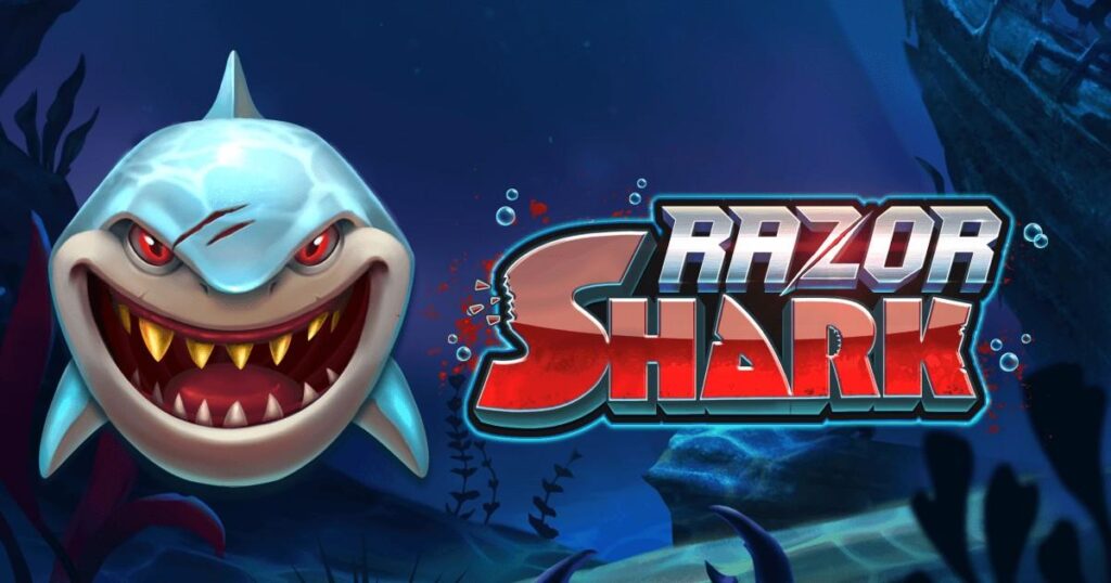Razor Shark slot key art by Push Gaming