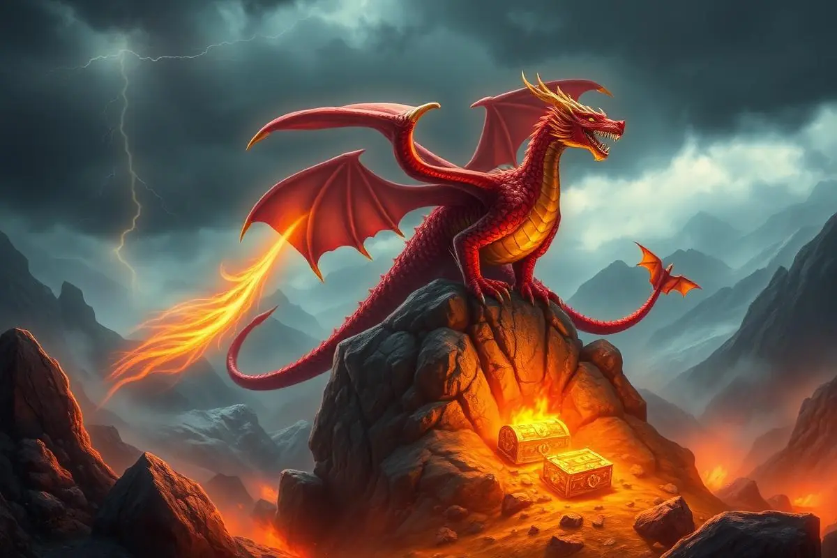 Dragons Slots theme art