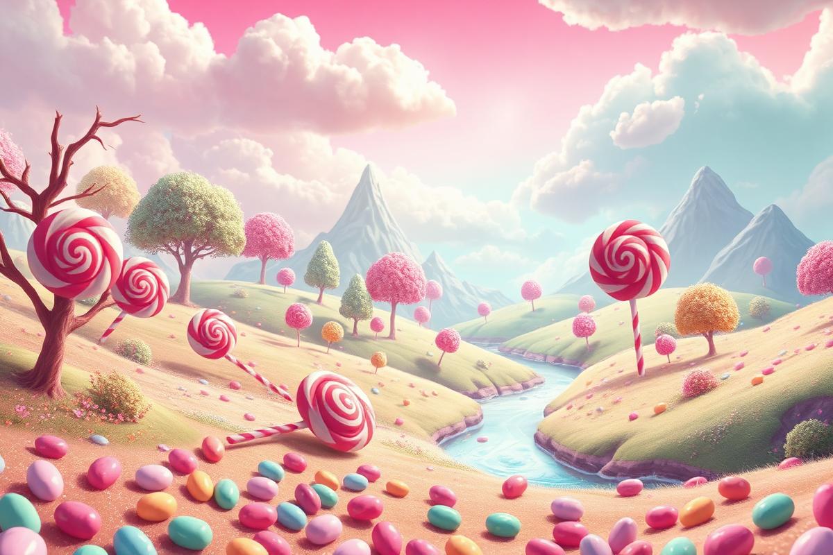 Sweets / Candy Slots theme art