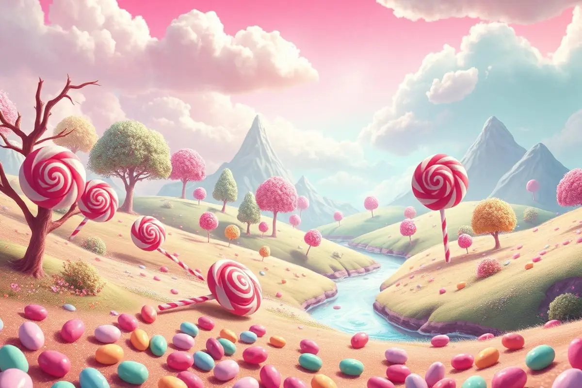 Sweets / Candy Slots theme art