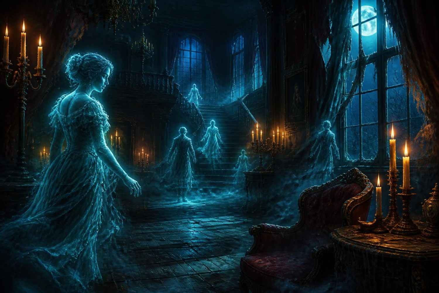 Ghosts Slots theme art